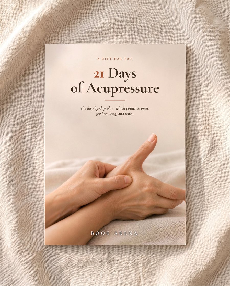 The printable booklet “21 Days of Acupressure”